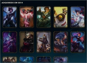 CONTA LOL PLATINA 3 - 92 CHAMPS - 42 SKINS - BARATA - League of Legends
