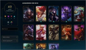 CONTA LOL PLATINA 3 - 92 CHAMPS - 42 SKINS - BARATA - League of Legends