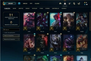 Conta ouro 2 com 29 Champs e 3 Skins ( EMAIL NÃO VERIFICADO) - League of Legends LOL