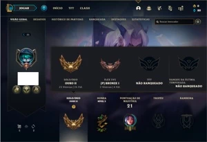 Conta ouro 2 com 29 Champs e 3 Skins ( EMAIL NÃO VERIFICADO) - League of Legends LOL