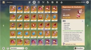 Genshin Impact Ar 46 SERVER NA 6 5s 3 weapons 5s