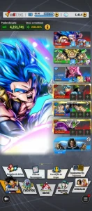 Conta de DBL Com os Personagens do 8 Aniversário e Mais - Dragon Ball Legends