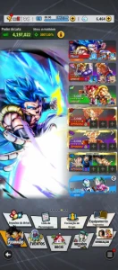 Conta de DBL Com os Personagens do 8 Aniversário e Mais - Dragon Ball Legends