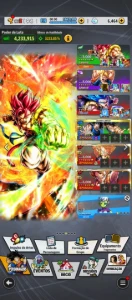 Conta de DBL Com os Personagens do 8 Aniversário e Mais - Dragon Ball Legends