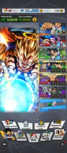 Conta de DBL Com os Personagens do 8 Aniversário e Mais - Dragon Ball Legends