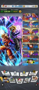 Conta de DBL Com os Personagens do 8 Aniversário e Mais - Dragon Ball Legends