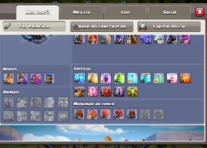 Vendo conta de cv13 quase full - Clash of Clans