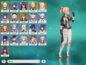 ✨Ayaka, Childe, Jean, Qiqi, Espada Aspera Ar37✨ - Genshin Impact