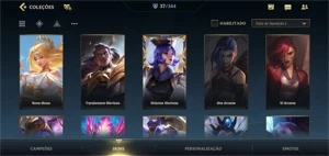 Conta Wild Rift Diamante - League of Legends: Wild Rift LOL WR