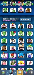 Conta Clash Royale arena 23 9k troféus