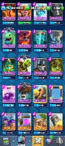 Conta Clash Royale arena 23 9k troféus