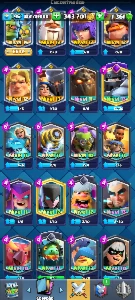 Conta Clash Royale arena 23 9k troféus