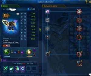 Conta endgame AOA double e zeed - Digimon Masters Online DMO