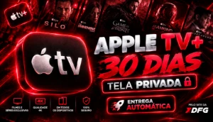Apple Tv 30 Dias  - Tela Privada - Entrega Automatica - Assinaturas e Premium
