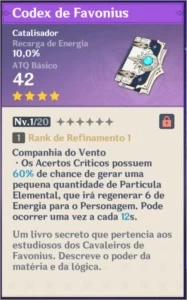 AR20 Kokomi + Jean + armas t4 + constelações - Genshin Impact