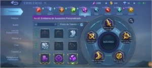 Conta com passe prime - Mobile Legends