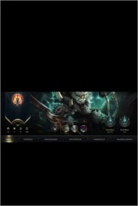 Conta Smurf winrate 75% elo platina 1 League of Legend Wild - League of Legends: Wild Rift LOL WR