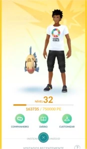Conta Pokémon Go Level 32