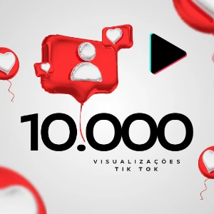 10k Visualizações Tik Tok - Redes Sociais