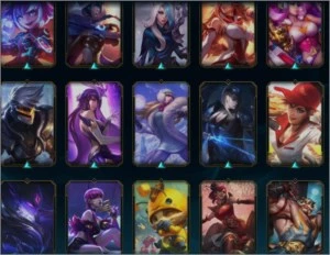 CONTA DE E-GIRL LEAGUE OF LEGENDS LOL