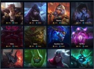 CONTA DE E-GIRL LEAGUE OF LEGENDS LOL