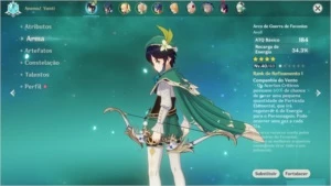 COnta Genshin com Venti PC - Genshin Impact