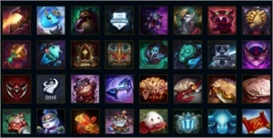 Platina V Todos os champs + 15k EA + 161 skins - League of Legends LOL