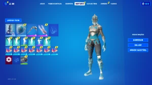 Conta Fortnite 72 Skins FA| Pacote Gelo | Pacote Marvel