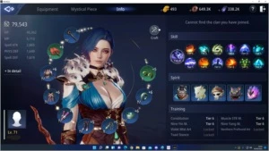 VENDO CONTA MIR4 MAGO LEVEL 71 80k+ PODER SA 93