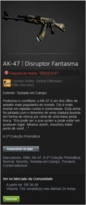AK-47 | Disruptor Fantasma - Counter Strike CS