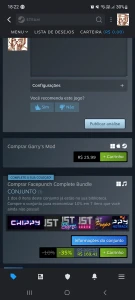 Conta steam e conta roblox