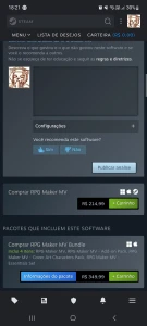 Conta steam e conta roblox