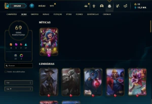 Conta League Of Legends LOL