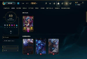Unranked com 80 Champs e 40 Skins ( ADC / JG / MID ) - League of Legends LOL