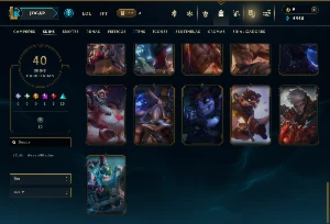 Unranked com 80 Champs e 40 Skins ( ADC / JG / MID ) - League of Legends LOL