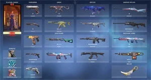 CONTA DE VALORANT ASCENDENTE COM MUITAS SKINS