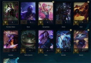 CONTA D1 SMURF SUPORTE - MMR MESTRE (drop por inatividade) - League of Legends LOL