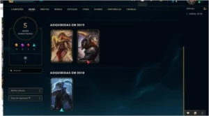 Conta Lol, 5 skins, 26 champs, ex-gold 4 - League of Legends