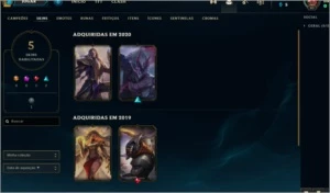 Conta Lol, 5 skins, 26 champs, ex-gold 4 - League of Legends