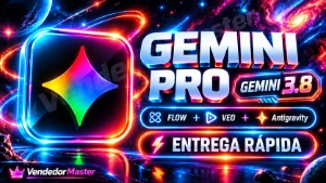 Gemini Pro + Antigravity + Flow 18 mes/30 DIAS de garantia! - Inteligência Artificial