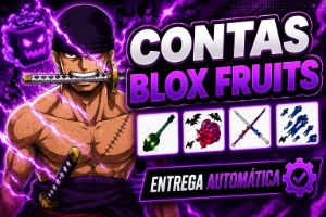 Contas Blox Fruits | Kitsune + Race V4 + CDK + Godhuman