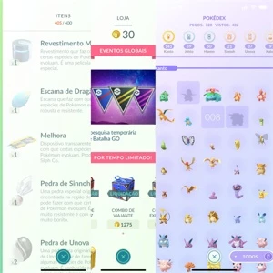 Conta Pokémon Go Nível 34 Valor
