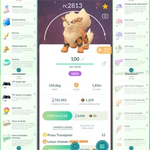Conta Pokémon Go Nível 34 Valor