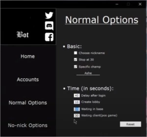 BOT PREMIUM UPAR CONTAS SEM NICK - LICENÇA VITALÍCIA - League of Legends LOL