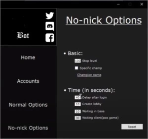 BOT PREMIUM UPAR CONTAS SEM NICK - LICENÇA VITALÍCIA - League of Legends LOL