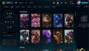 Conta de lol com 2000 reais gastos - League of Legends
