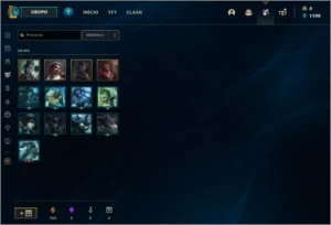 Conta Bronze com Skins no Espólio - League of Legends LOL