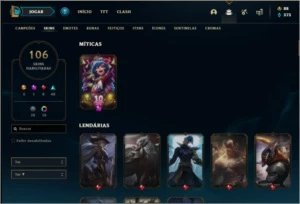 Conta ouro 2 com 67 champs e 106 skins - League of Legends LOL