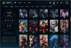 Conta ouro 2 com 67 champs e 106 skins - League of Legends LOL