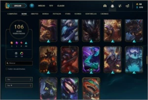 Conta ouro 2 com 67 champs e 106 skins - League of Legends LOL